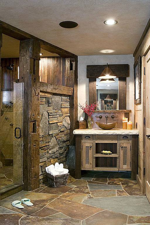 country style bathrooms