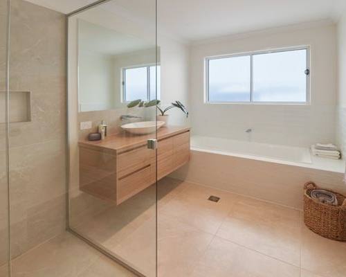 [Bathroom Design] Beige Bathroom Small Beautiful