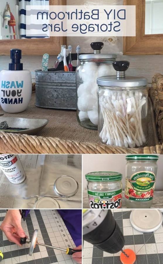 storage ideas at home with blue · crafts with jars jars in bathrooms