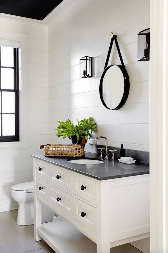 bathrooms with shiplap