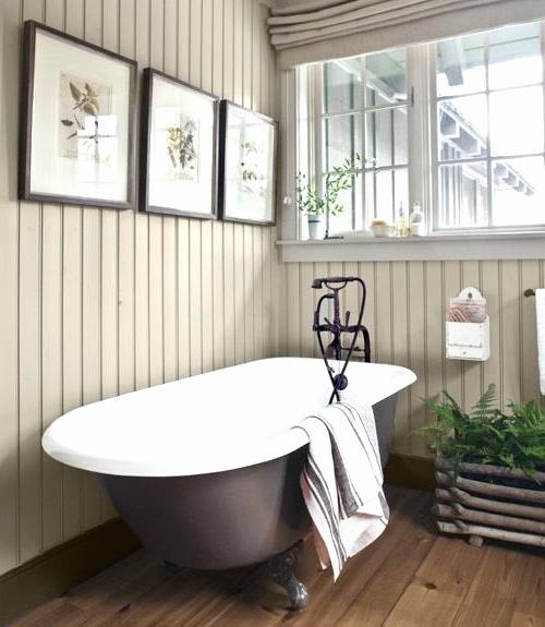 farmhouse bathroom by construction style