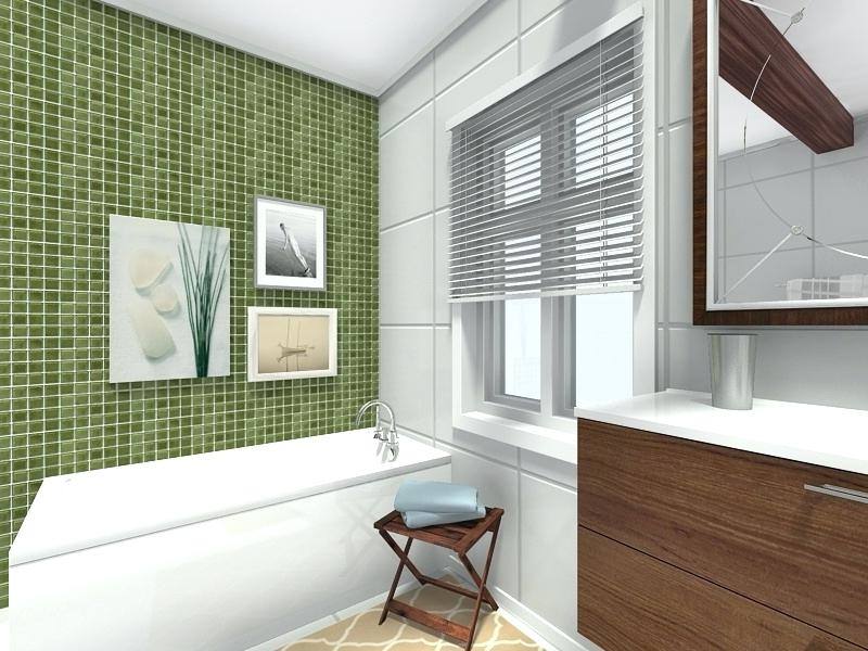 small bathroom paint ideas green
