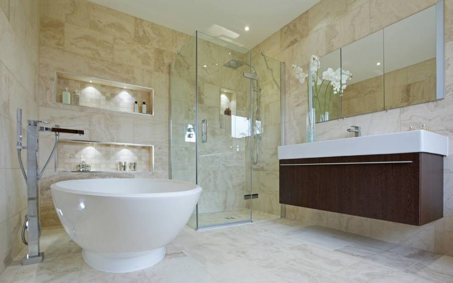 Contemporary bathroom in London