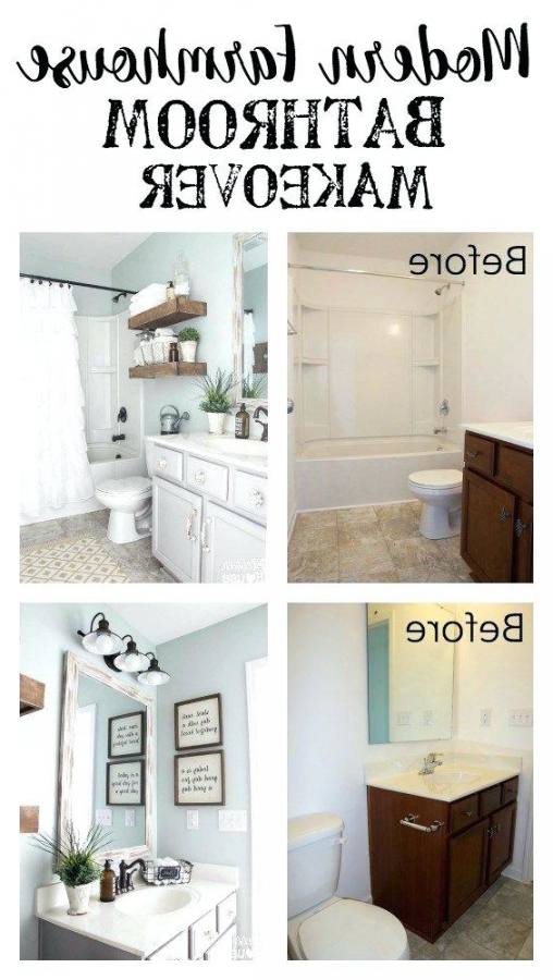 Before and after bathroom