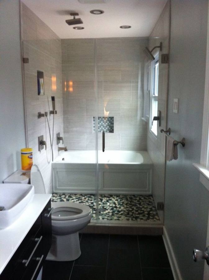 stand+up+shower+designs | Bathroom, : Exquisite Bathrooms Look Using Rectangular Glass Shower