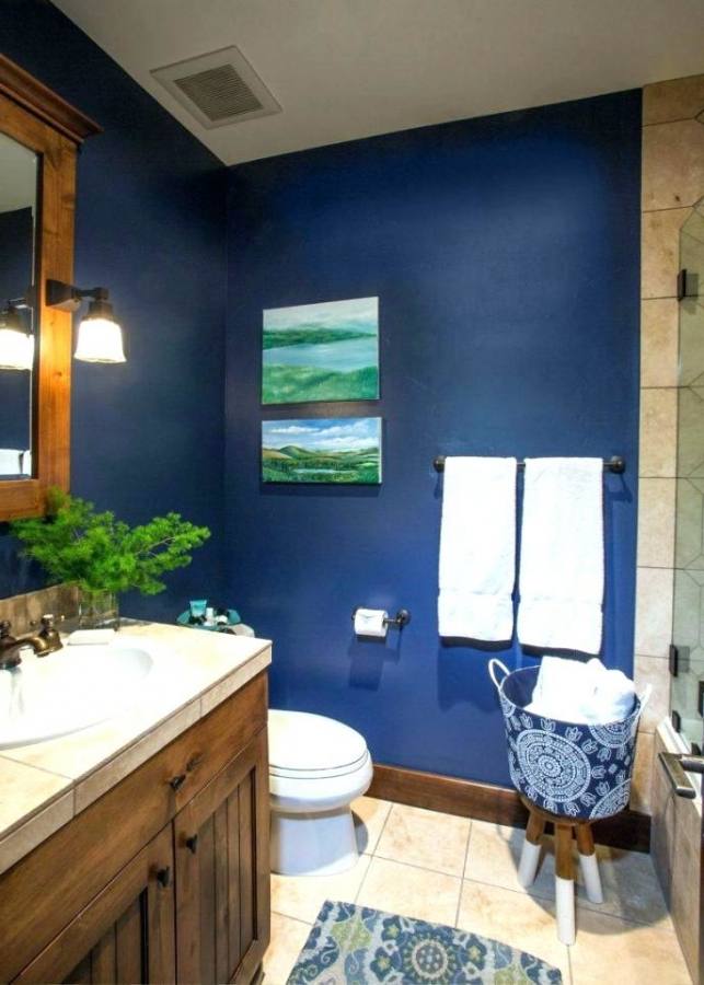 blue gray bathroom ideas