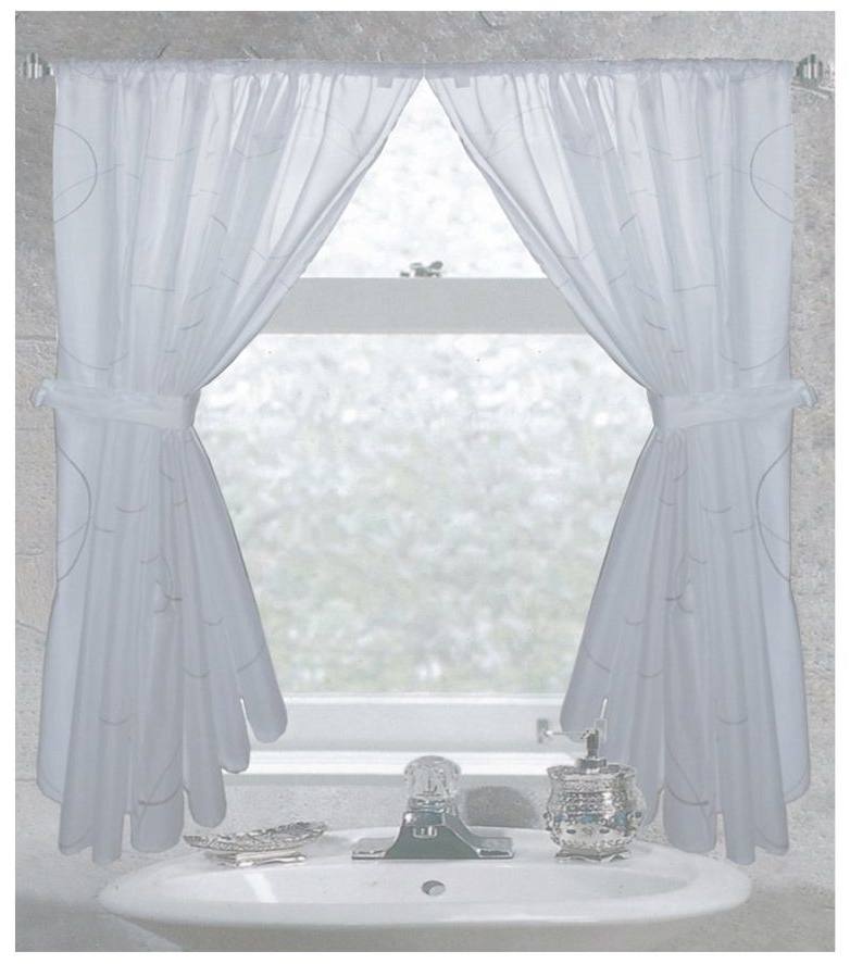 Luxury window bathroom curtains