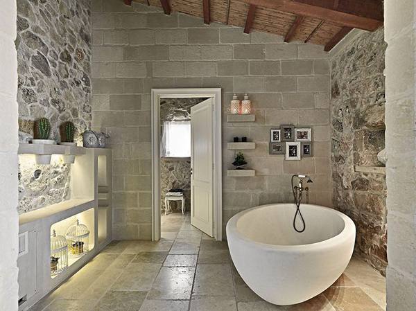 stone shower
