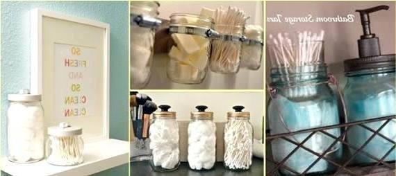 mason jar ideas for bathroom bathroom storage jars bathroom storage and organization ideas at cleaning bathroom