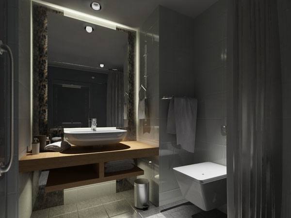 grey and red bathroom ideas black gray