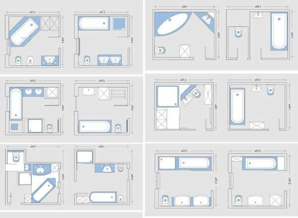 small bathroom layout