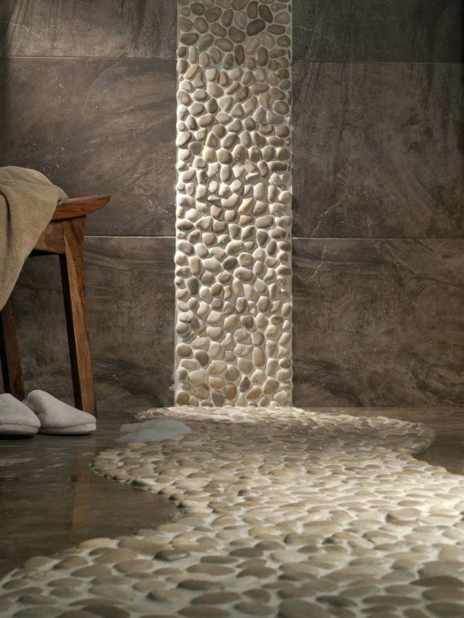 Full Size of Decoration Flat Rock Tile And Stone Pebble Tiles Kitchen Flat Polished River Rocks