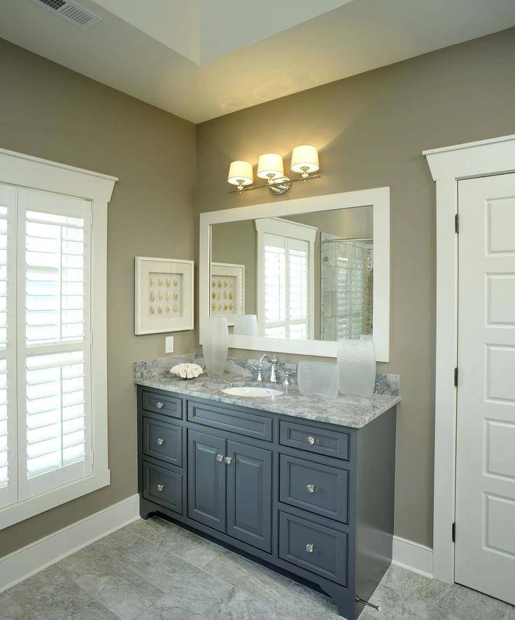 Awesome Gray Bathroom Vanity Intended For Best 25 Grey Ideas On Pinterest Tile