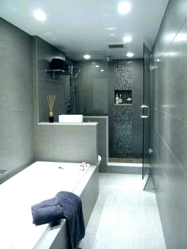 grey and white bathroom