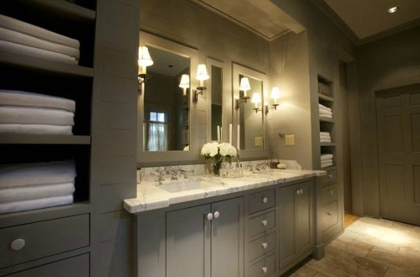 Choose grey and white bathroom pictures for your inspiration decorating ideas