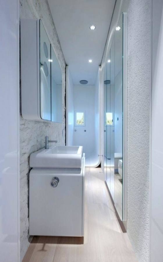 long narrow bathroom ideas