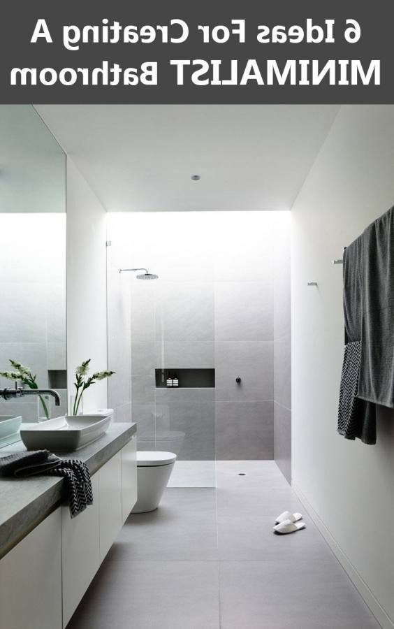 Black And White Theme For Minimalist Bathroom Ideas Homesfeed Minimalist Bathroom Decor