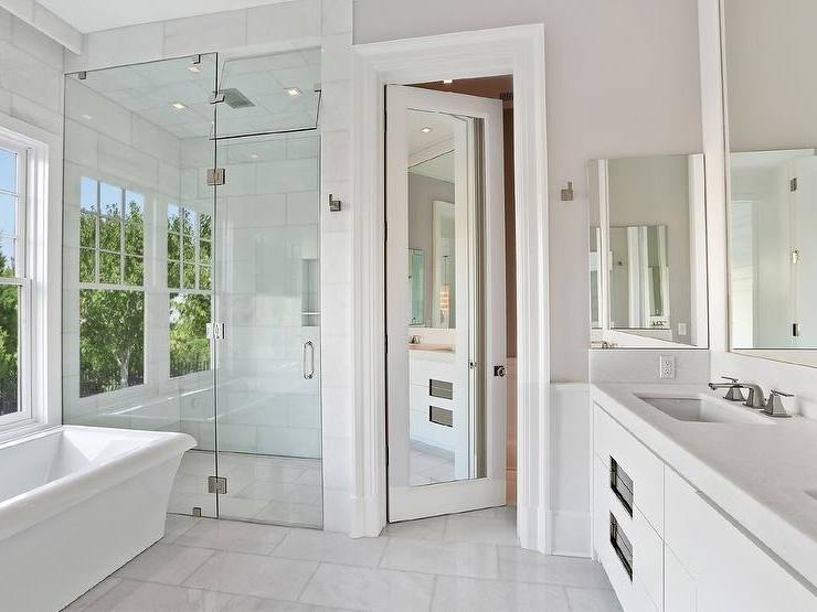 Extraordinary Bathroom Medicine Cabinet Ideas 45 Dazzling Mirrored In Contemporary With Next To Mirror Alongside Retractable Doors AndHandicap Accessible