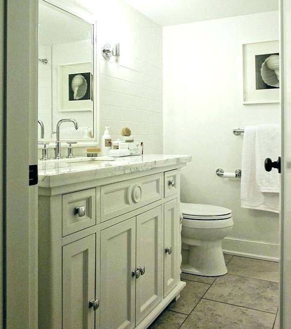 off white bathroom