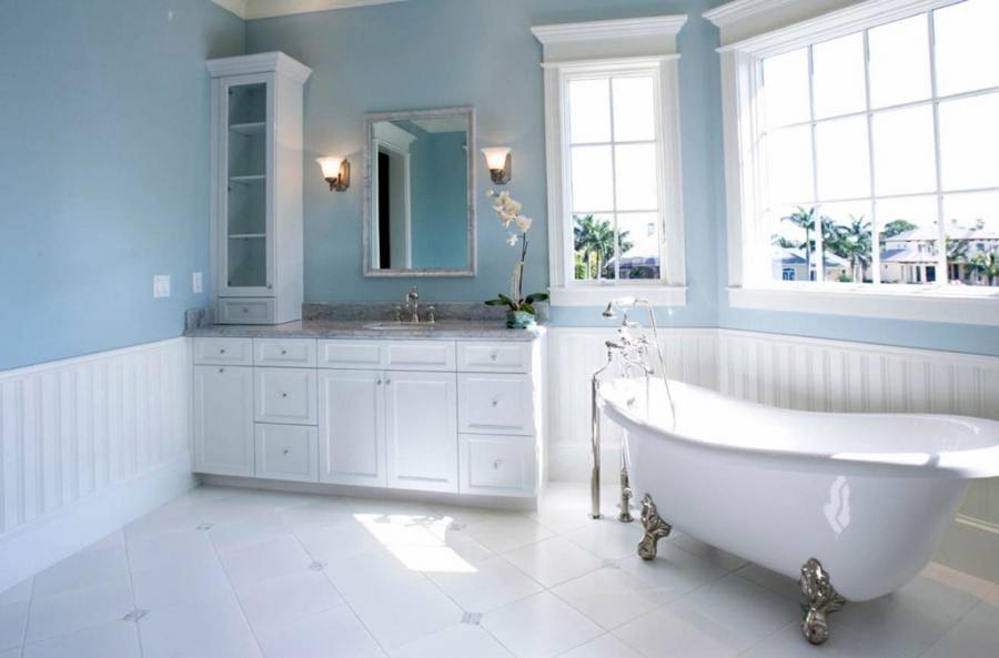 Marvelous Idea Blue Bathroom Ideas Light Design Remodel Pictures On Home