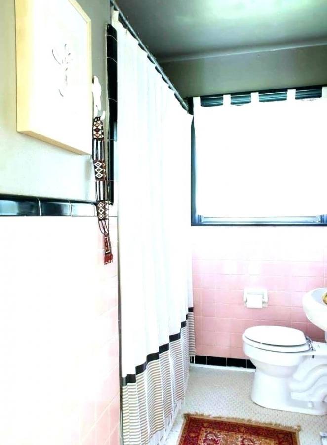 pink and grey bathroom