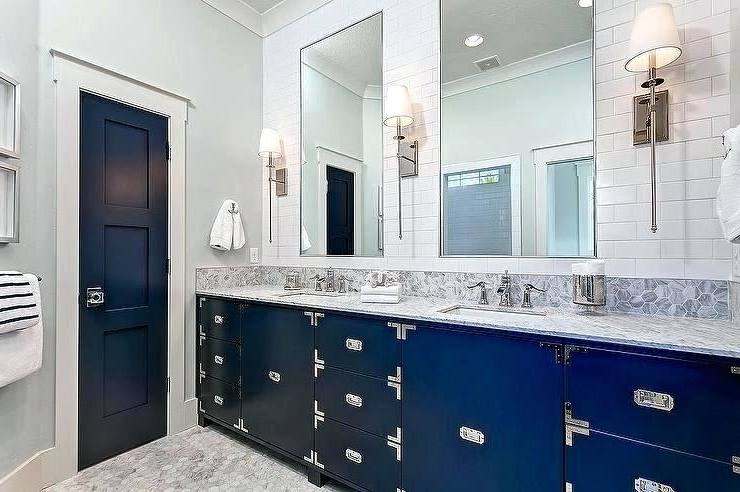 blue and white bathroom designs