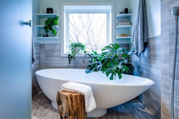 48 Bathroom Interior Ideas With Flowers And Plants Ideal For Summer