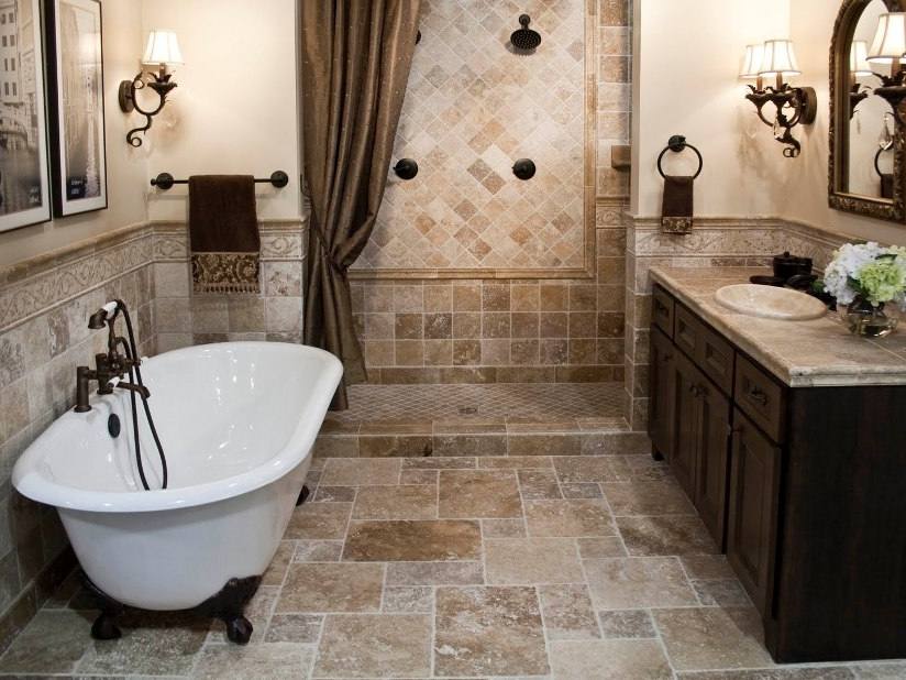 traditional bathroom tile design ideas - #bathroomideas #bathroompics #bathroomdesign