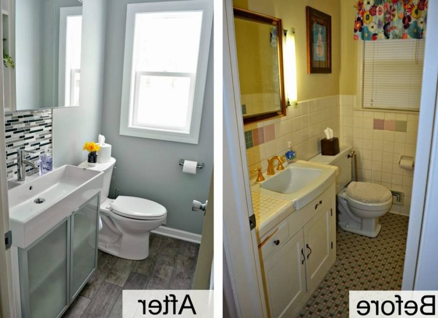 Get inspired to make over your bathroom with these gorgeous before and after photos and simple, clever tips