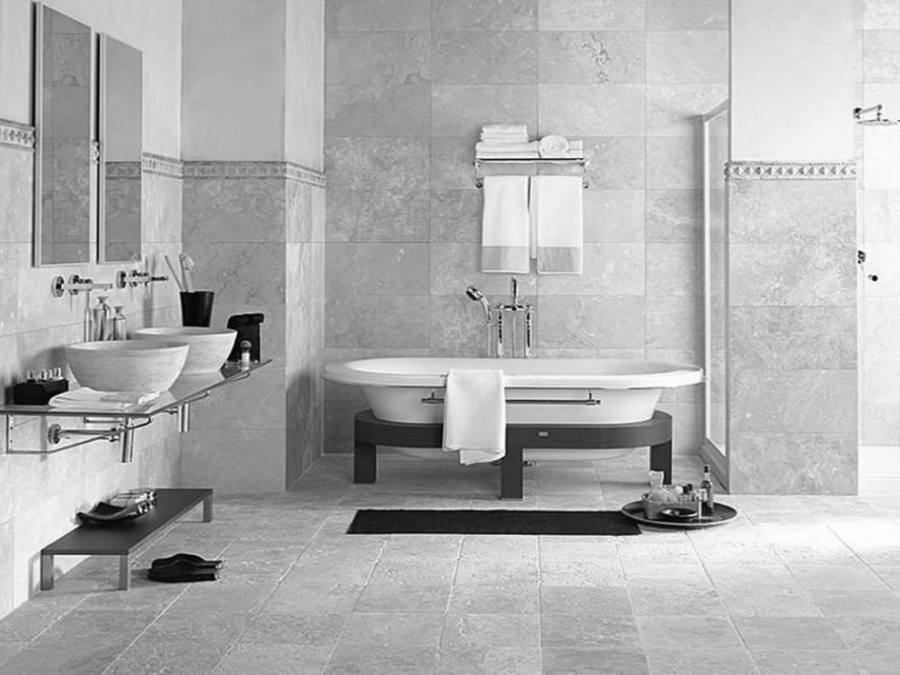 Grey bathroom cabinets (grey bathroom ideas) #GreyBathroom #cabinets #Ideas Tags: Grey bathroom paint Grey bathroom tile grey bathroom vanity grey bathroom