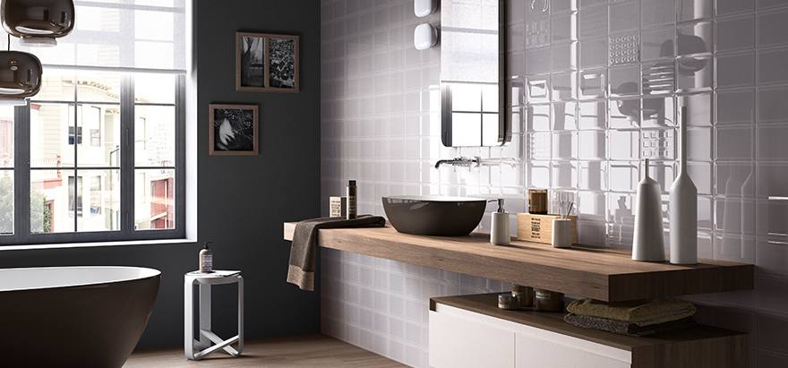 orange and brown bathroom decor