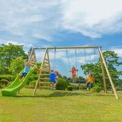 Heavy Duty Deacon Swing and Slide Set (2)