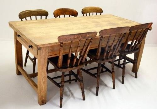 GENUINE ANTIQUE KITCHEN AND FARMHOUSE TABLES