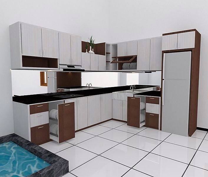 modern kitchen room 3d model max obj mtl fbx 1