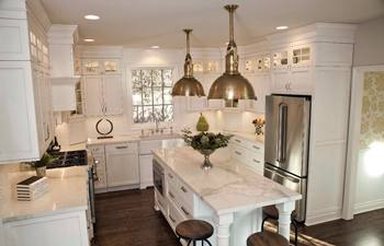 Another part of kitchen design in which ergonomics can be used is in sink depth and counter height