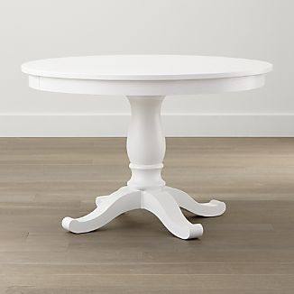 round dining table with leaf extension