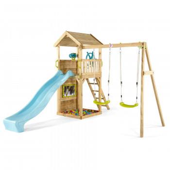 Heavy Duty Deacon Swing and Slide Set (1)