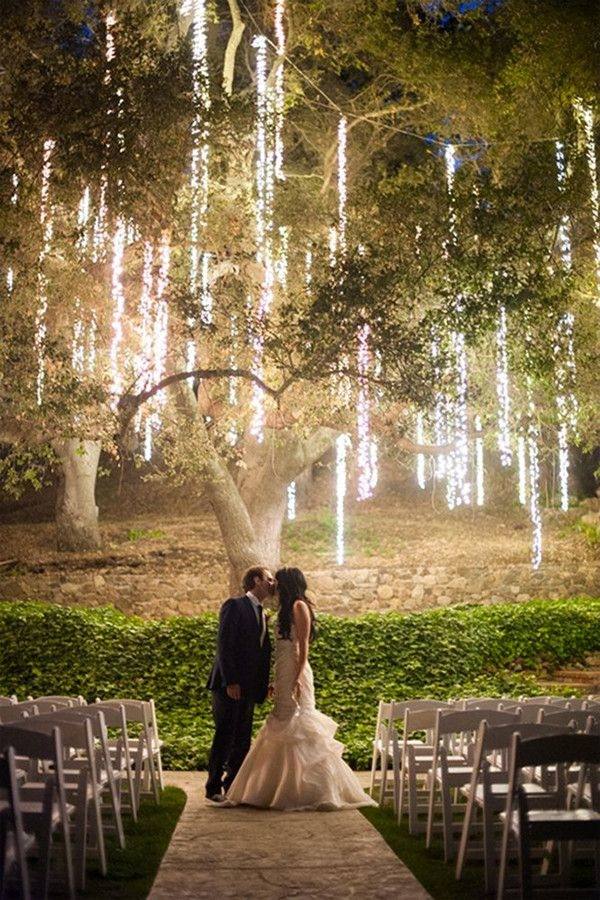 Wedding ceremony in forest