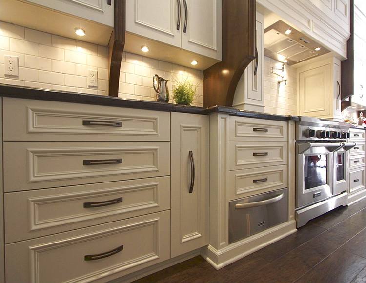 Corner drawers maximize the storage space of your kitchen workstation [ Design: Eminent Interior Design