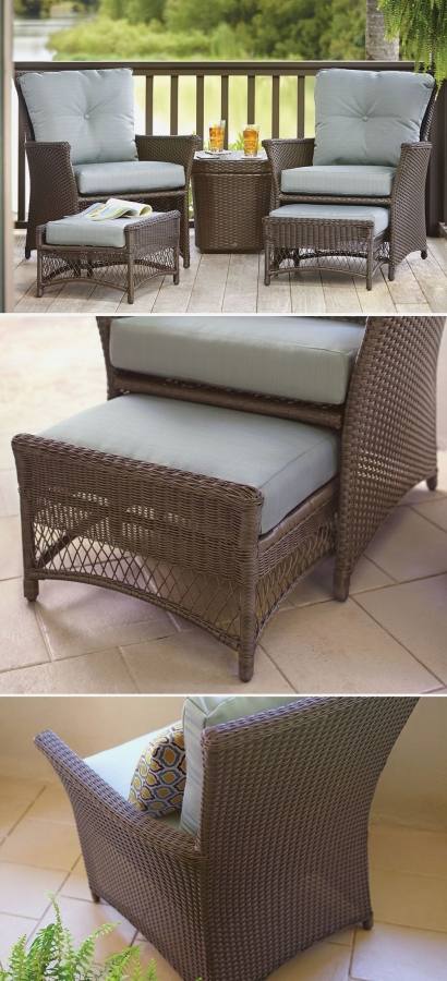 The rattan effect set is €199