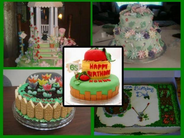 Garden Cake Side Detail | by Kingfisher Cakes