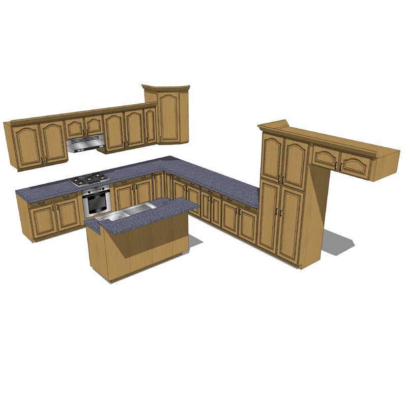 revit kitchen cabinets kitchen cabinets revit models