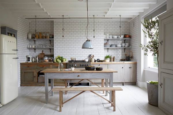 Wooden kitchen design