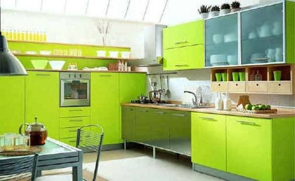Sleek white VOXTORP cabinet doors can be seen on
