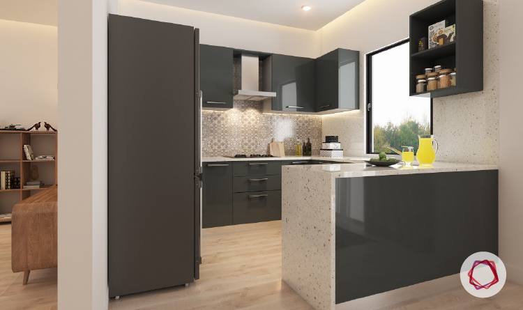 Modern Gray Kitchen Design Inspirational Kitchen Kitchen Design Grey for 12 Gorgeous Kitchens Indian Homes