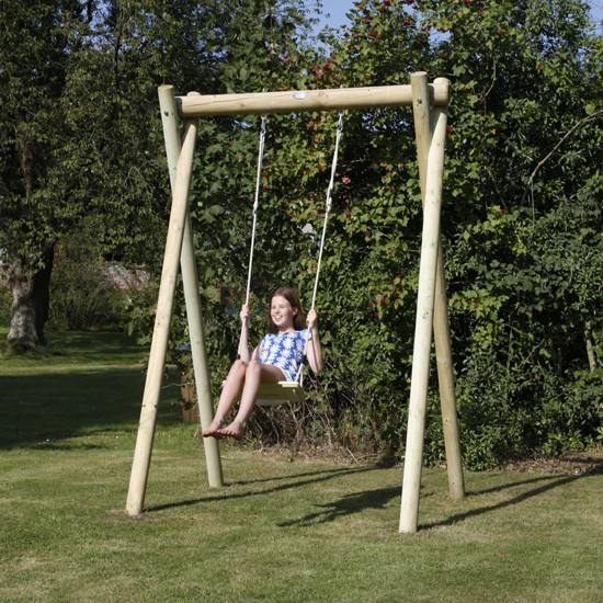 Buy Plum Silverback Wooden Garden Swing Set at Argos