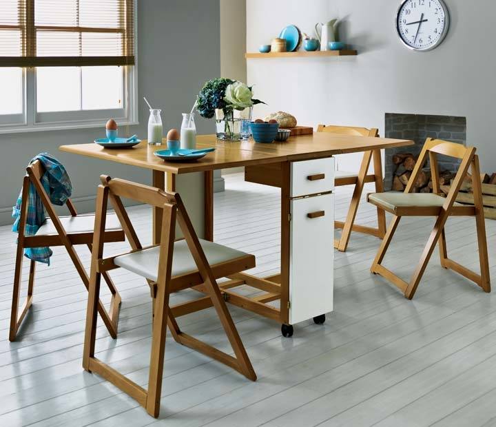 kitchen table and chairs with wheels