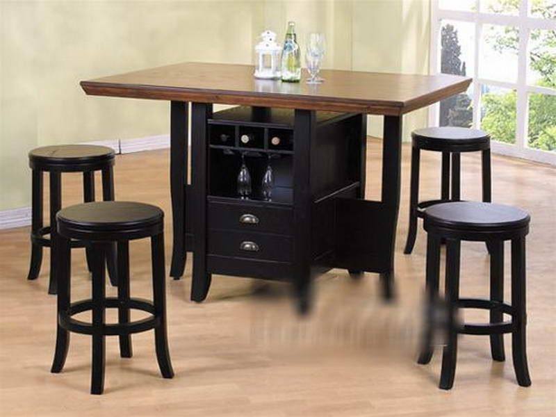 Large size of Side Kitchen Table Round Pedestal Glass Black India