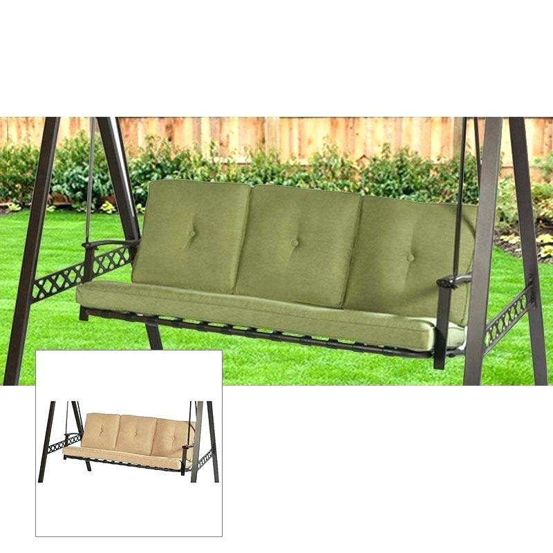 porch swing cushion with attached back