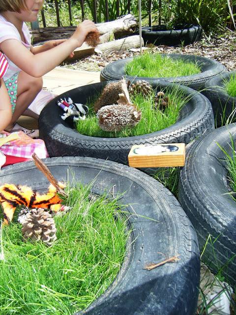 24 Creative Garden Container Ideas I've posted tire planters already, but this contains even more ideas for old tires